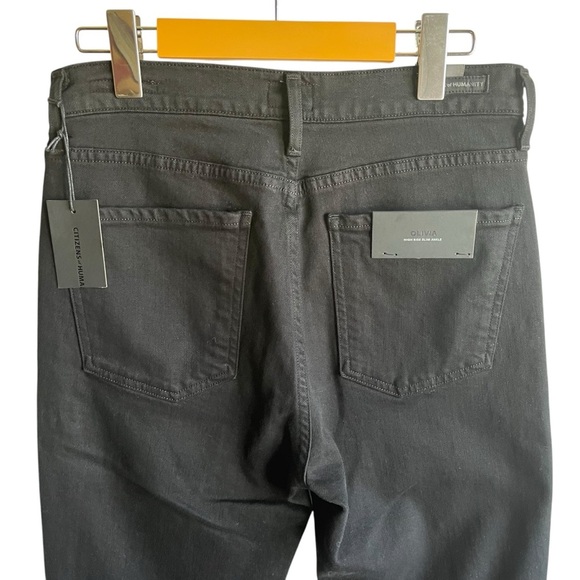 COH Olivia High Rise Slim Jeans Black Denim Size 27 NWT - Picture 7 of 13